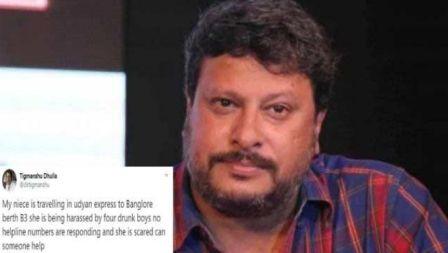 togmanshu Dhulia tweets for help for niece in train