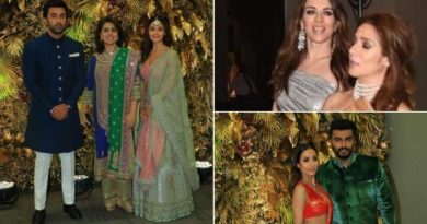 Alia Bhatt-Ranbir Kapoor arrive with Neetu Kapoor, Arjun Kapoor-Malaika Arora, Elizabeth Hurley attend Armaan Jain’s reception. See pics