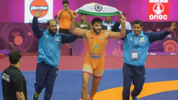 Asian Wrestling Championships Sunil Kumar Wins India's First Greco-Roman Gold In 27 Years