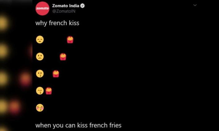 Zomato asks Internet to pick French fries over French Kiss on Kiss Day. Offer hai kya, asks Twitter