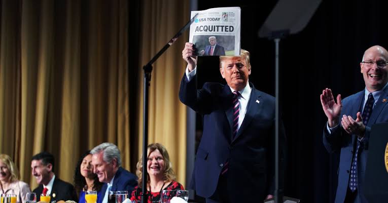 "Been Through Hell": Trump's Emotional Speech After Impeachment ...