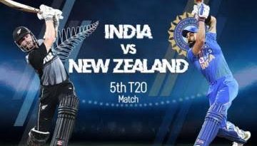 india vs new zealand 5th T20