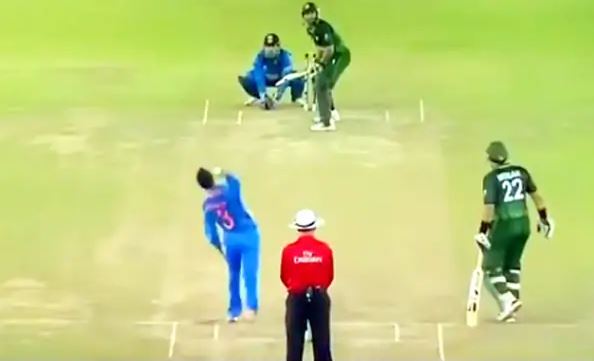 Harbhajan Singh put Afridi out by putting a mysterious ball, then celebrated such a celebration, see full video