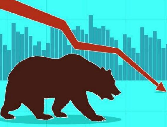 Monday also witnessed a sharp decline in the Sensex, the Sensex fell 1463.76 points to 36,112.86 points, the Sensex fell by 5,178 points in 2020.