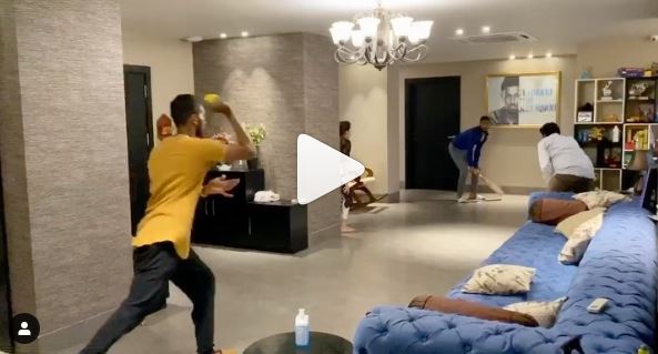 Pandya Brothers made home a cricket ground during lockdown- VIDEO
