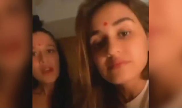 Seen Disha Patani And Tiger Shroff's Sister Krishna's Viral TikTok Video.