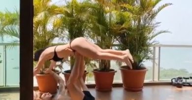Tiger shroff's krishna shroff shared a video in bikini