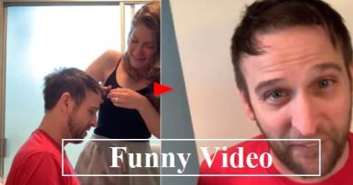 Viral Video Wife tries to give husband a haircut Goes Wrong - Wife was biting he