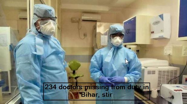 234 doctors missing from duty in Bihar, stir