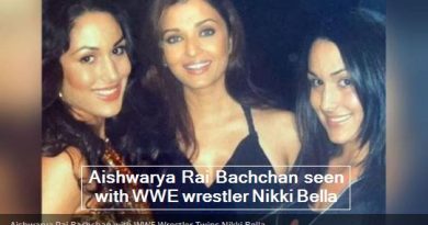 Aishwarya Rai Bachchan seen with WWE wrestler Nikki Bella