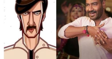 Ajay Devgan's unique style, used the animated video note to thank those who wished the birthday