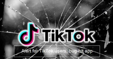 Alert for TikTok users, bug-hit app