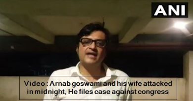 Arnab goswami and his wife attacked in midnight, He files case against congress
