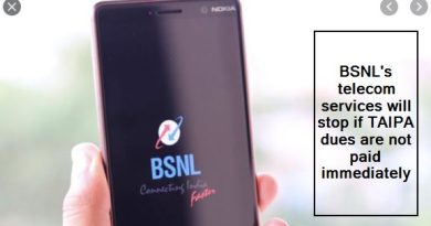 BSNL's telecom services will stop if TAIPA dues are not paid immediately