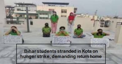 Bihar students stranded in Kota on hunger strike, demanding return home