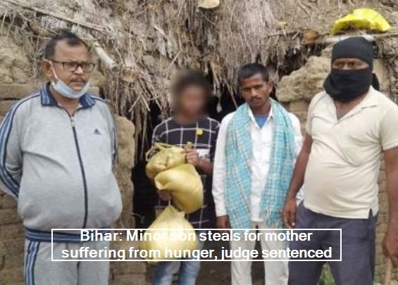 Bihar_ Minor son steals for mother suffering from hunger, judge sentenced to thi