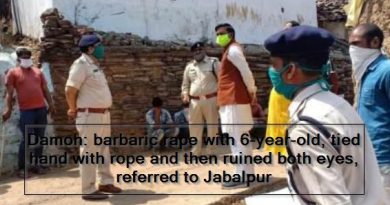 Damoh- barbaric rape with 6-year-old, tied hand with rope and then ruined both eyes, referred to Jabalpur