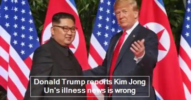 Donald Trump reports Kim Jong Un's illness news is wrong