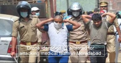 Drones identified for attacking medical team in Moradabad, 17 arrested - Coronav