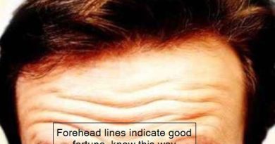 Forehead lines indicate good fortune, know this way