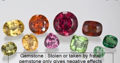 Gemstone - Stolen or taken by fraud gemstone only gives negative effects