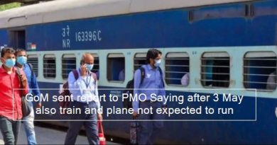 GoM sent report to PMO Saying after 3 May also train and plane not expected to run