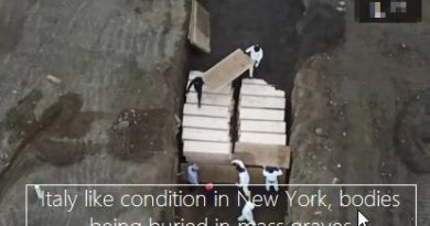 Italy like condition in New York, bodies being buried in mass graves