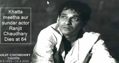 Khatta meetha aur sundar actor Ranjit Chaudhary Dies at 64