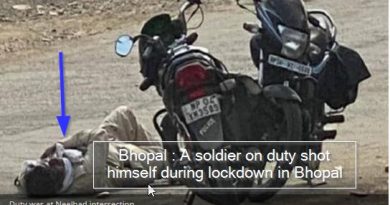 MP_ Soldier on duty shot himself during lockdown in Bhopal - coronavirus lockdow