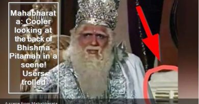 Mahabharata- Cooler looking at the back of Bhishma Pitamah in a scene! Users trolled