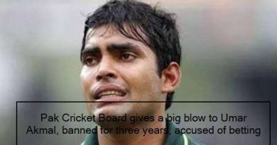 Pak Cricket Board gives a big blow to Umar Akmal, banned for three years, accused of betting