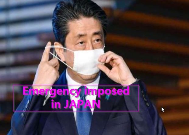 Prime Minister Shinzo Abe announces emergency in Japan