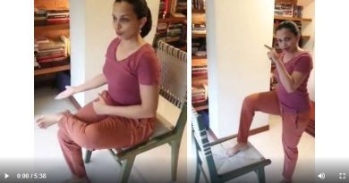 Reduce abdominal fat with the help of lockdown workout chair, know from celeb nutritionist how to reduce weight by foot movement