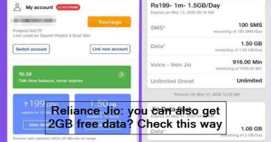 Reliance Jio- you can also get 2GB free data- Check this way