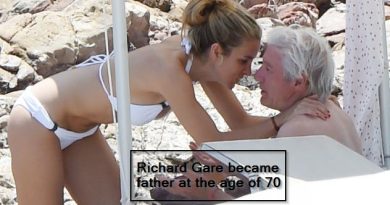 Richard Gare became father at the age of 70