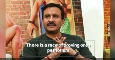 Saif Ali Khan spoke on the changed situation of the country, There is a race of proving ones patriotism- he said