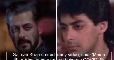 Salman Khan Shares Funny Video To Create Awareness Among Fans Maine Pyar Kiya _