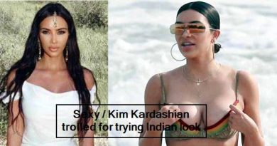 Sexy - Kim Kardashian trolled for trying Indian look
