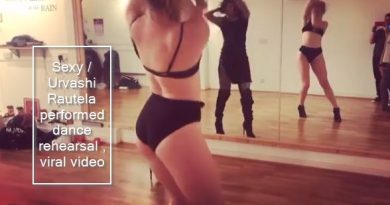 Sexy - Urvashi Rautela performed dance rehearsal , viral video