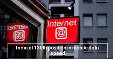 Slow internet speed in the country, India at 130th position in mobile data speed
