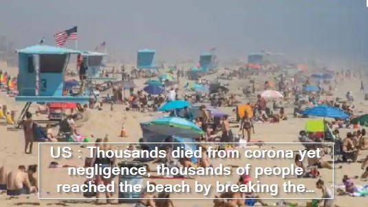 Thousands pack Southern California beaches to beat heat wave amid coronavirus pa