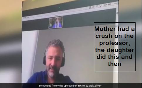 Tiktok viral video, Mother had a crush on the professor, the daughter did this and then