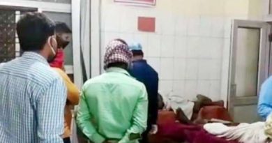 Traumatic incident in UP, cast iron rod in quarantine's middle aged genitals, serious