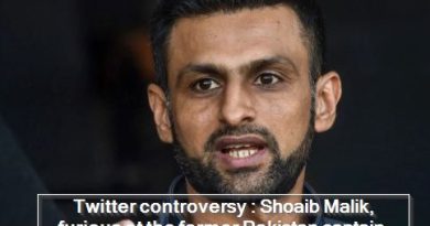 Twitter controversy - Shoaib Malik, furious at the former Pakistan captain, said - this time not going to sit silent ..