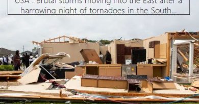 USA Brutal storms moving into the East after a harrowing night of tornadoes in the South leaves 18 dead