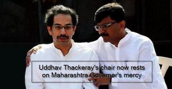 Uddhav Thackeray's chair rests on Maharashtra Governor's mercy