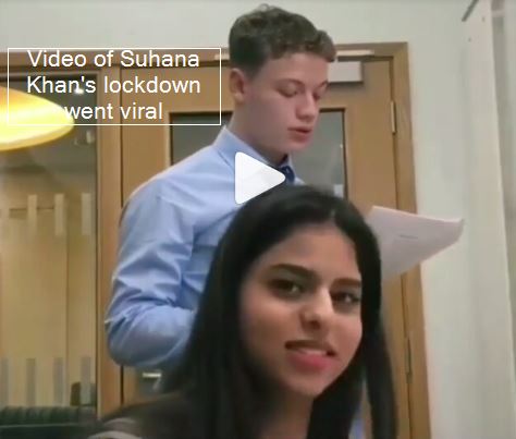 Video of Suhana Khan's lockdown went viral