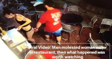 Viral Video- Man molested woman waiter in restaurant, then what happened was worth watching