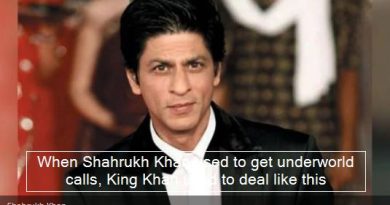 When Shahrukh Khan used to get underworld calls, King Khan used to deal like this
