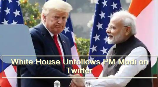 White House Unfollows PM Modi on Twitter